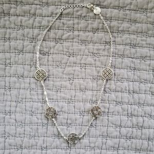 Silver Medallion Necklace